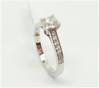 Anello Lorenza Gioielli Donna in Oro bianco Diamante 0.84 Ct AN267463-17 - AN267463-17